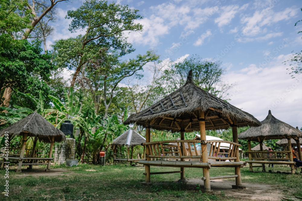 Traditional gazebo from Lombok Indonesia Traditional gazebo from Lombok Indonesia