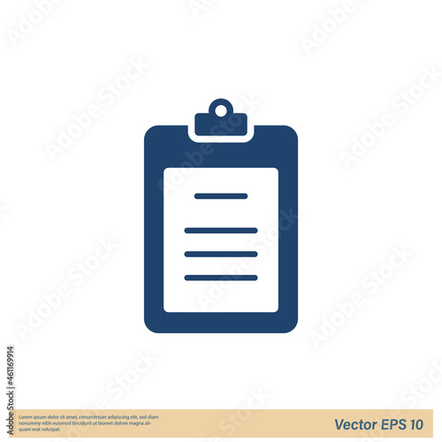 document icon vector logo