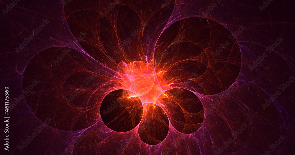 3D rendering abstract colorful fractal light background 3D rendering abstract colorful fractal light background