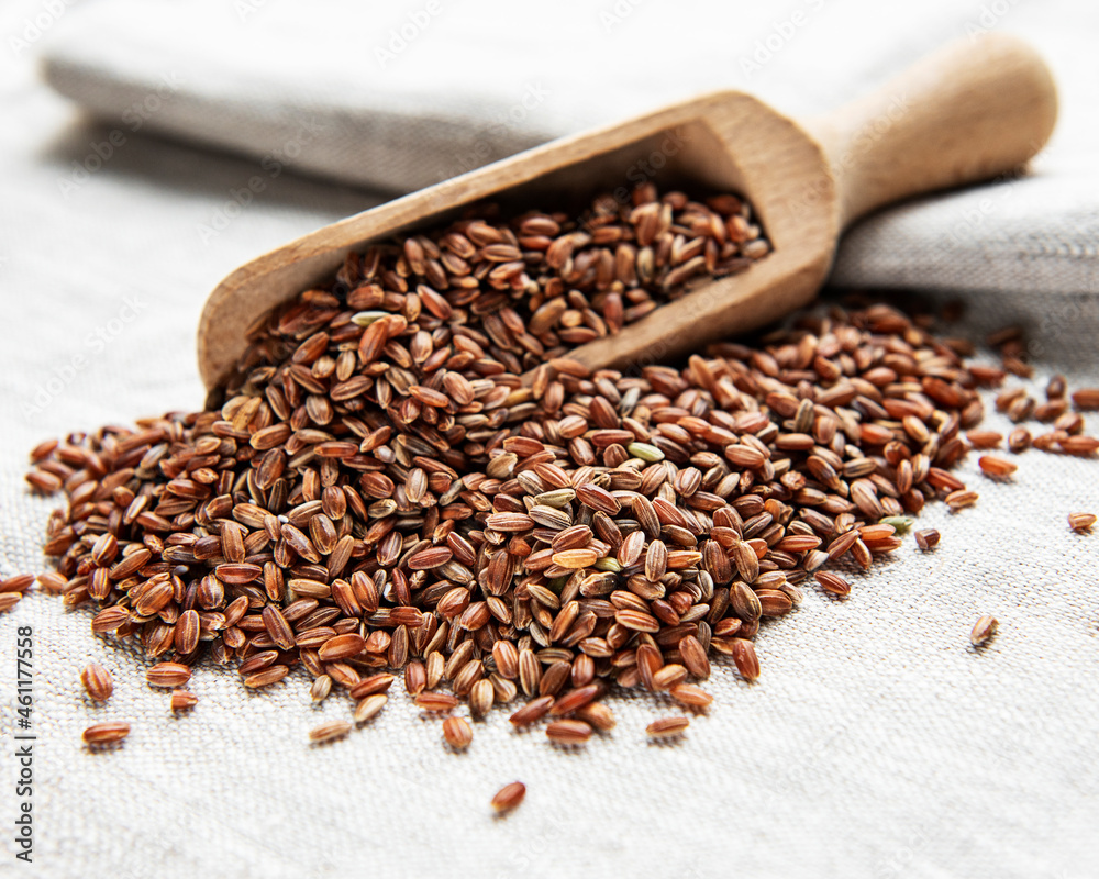 Obraz premium Raw brown rice