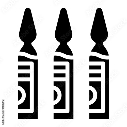 ampoule glyph icon