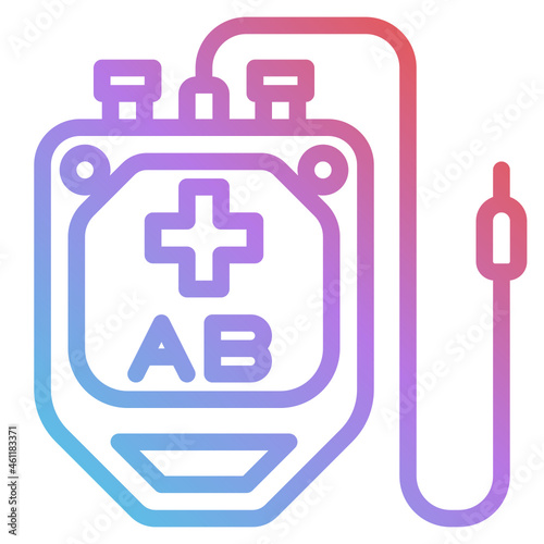 bloodbag gradient icon
