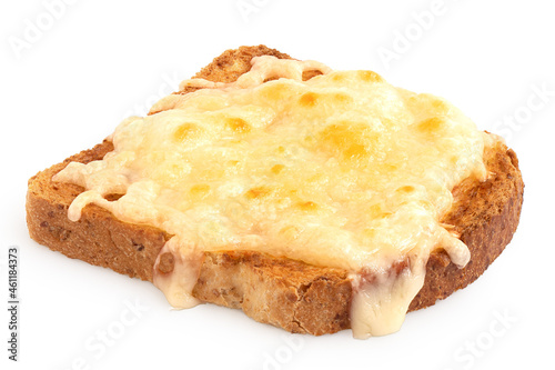 Toast with cheese.