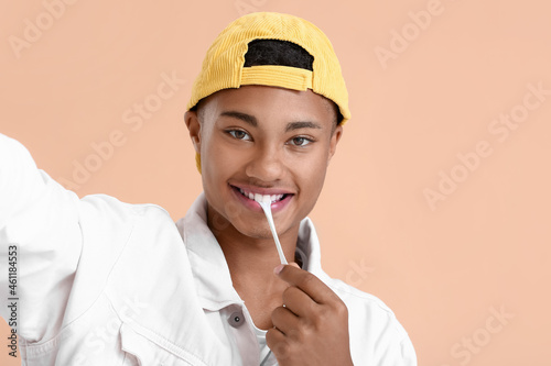 Young African-American guy ...