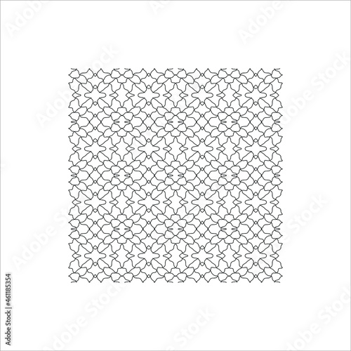 Abstract Lines Motifs Pattern. Ornamental Decoration for Interior, Exterior, Carpet, Textile, Garment, Cloth, Silk, Tile, Plastic, Paper, Wrapping, Wallpaper, Pillow, Sofa, Background, Ect. Vector