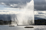 the water jet on Lake Geneva, Switzerland