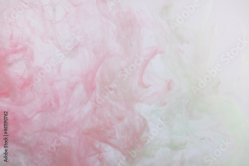 Abstract color paint splash isolated on white background