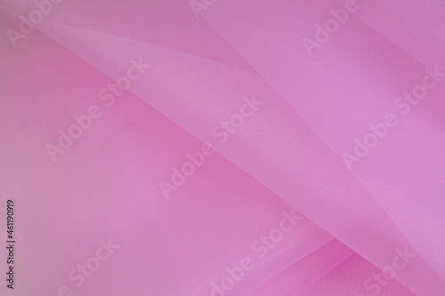 ピンクの布のウェーブ ブルーの背景 