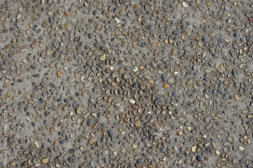玉砂利の遊歩道 玉砂利の遊歩道