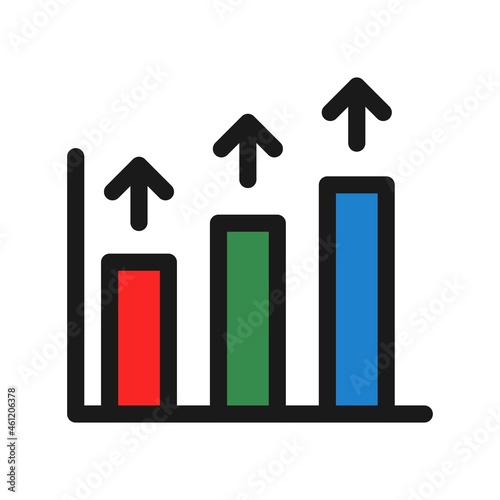  Profit Line Filled Vector Icon Design