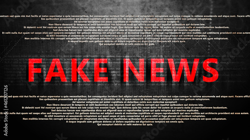 Fake news disinformation newspaper article concept, hoax internet social network propaganda misinformation. False news articles background.