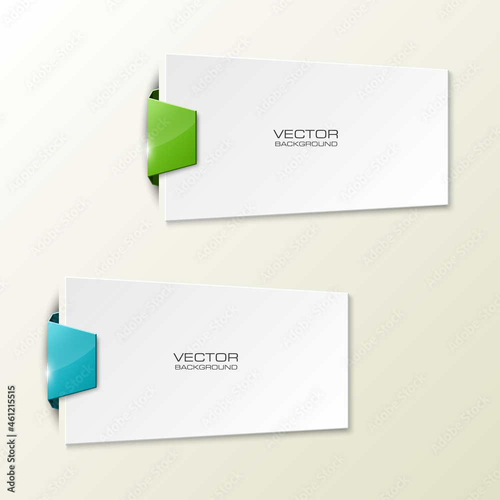 Vector abstract banner. The two original rectangular form. The flat image. Advertising Design shape. Vector label tag. Vector abstract banner. The two original rectangular form. The flat image. Advertising Design shape. Vector label tag.