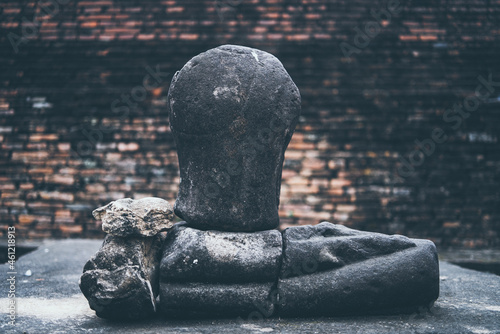old buddha temple in Sukhot...