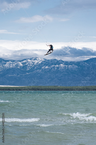 Kitesurfing na chorwackich wakacjach © Malgorzata