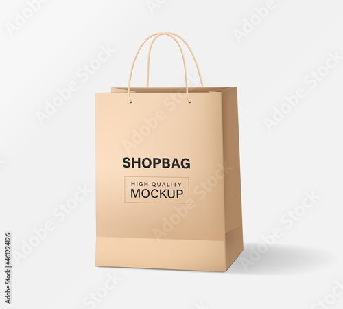 Paper bag packaging mockups