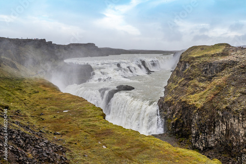 Gulfoss waterfall  Iceland
