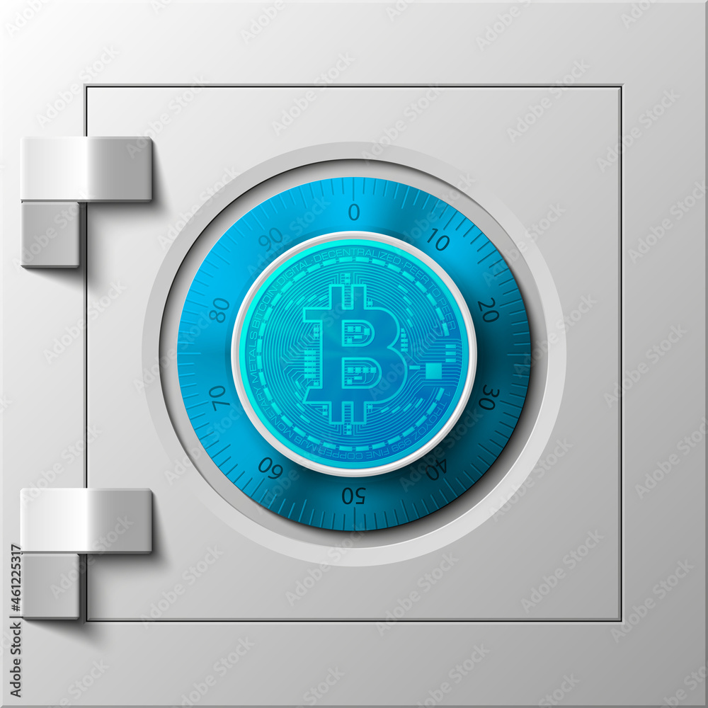 HUD Golden bitcoin armored box. Digital currency steel safe money. Technology bitcoin mining worldwide network. Web banner gold bitcoin combination lock bit coin. Cryptocurrency technology coins money HUD Golden bitcoin armored box. Digital currency steel safe money. Technology bitcoin mining worldwide network. Web banner gold bitcoin combination lock bit coin. Cryptocurrency technology coins money