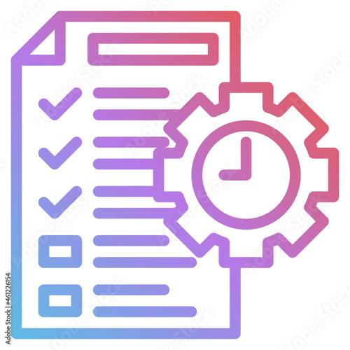 timemanagement gradient icon
