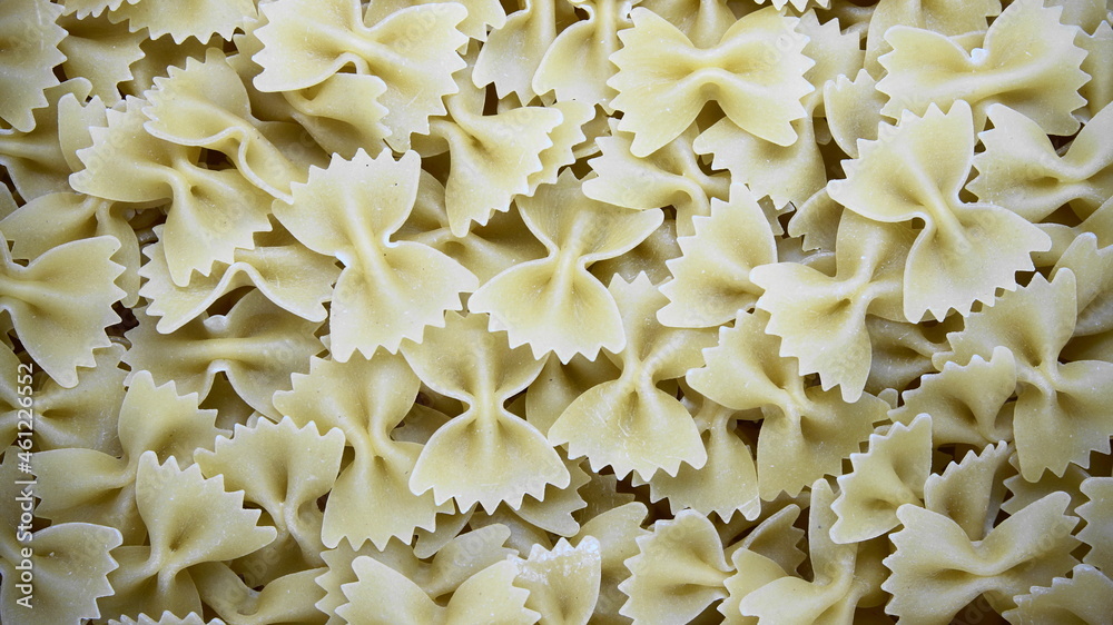 patterned pasta in the background patterned pasta in the background