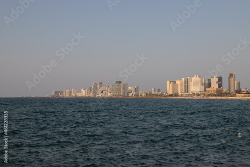 View of Tel Aviv from the sea. © baruh