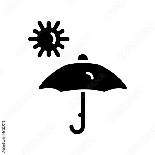 Weather Glyph Vector Icon Design