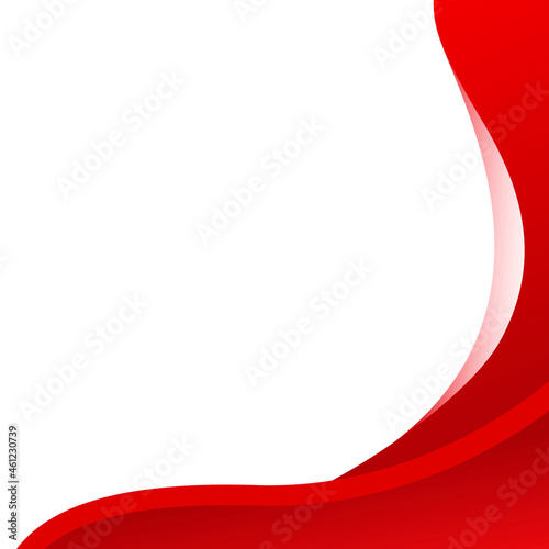 Simple blank red background vector for business