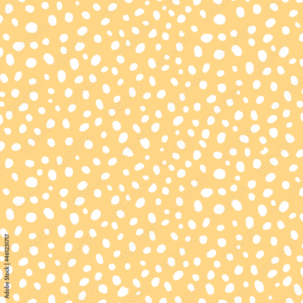 Yellow background vector with white dot patterns Yellow background vector with white dot patterns