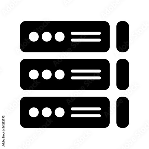 storage Glyph Vector Icon Design