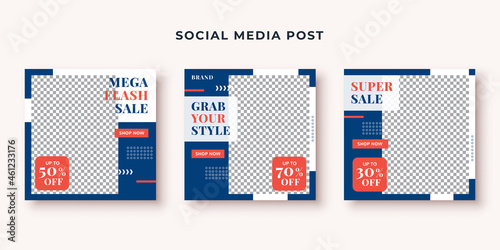 Grab your style social media post template