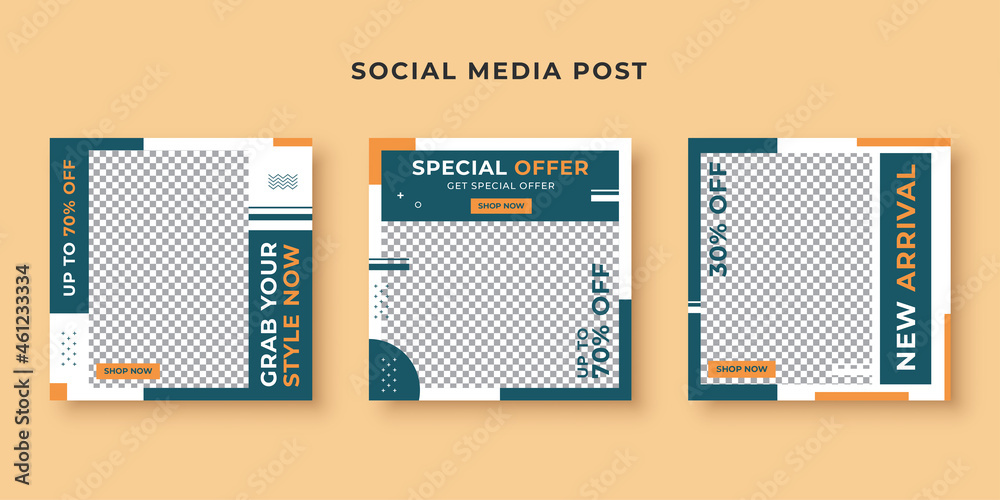 Special offer social media post template