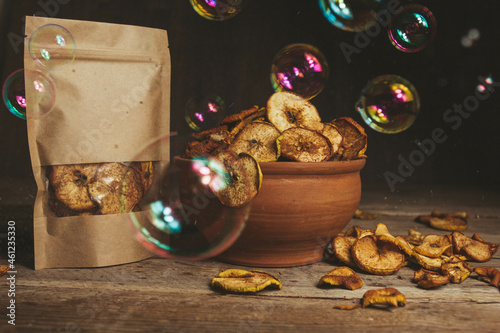 photo of food on a wooden table. soap balls. snacks for the holiday. healthy food. proper nutrition.