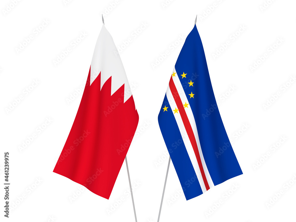 Bahrain and Republic of Cabo Verde flags