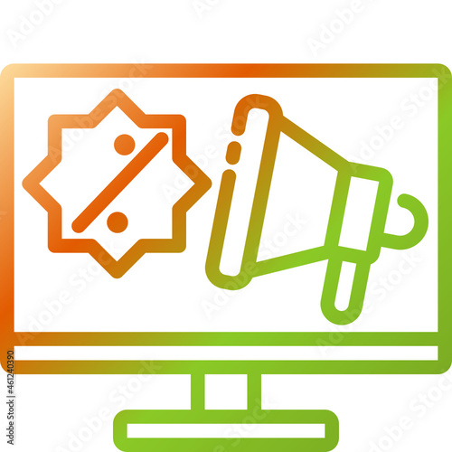 promoting gradient icon