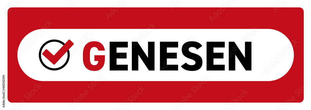 Corona virus 3G-Regel rot Sticker genesen 22 Corona virus 3G-Regel rot Sticker genesen 22