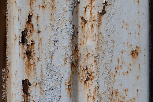 The texture of a stone wall, floors, concrete destruction, metal corrosion and rusty antiquity, the basis of building iron and floors, chips and paint smears