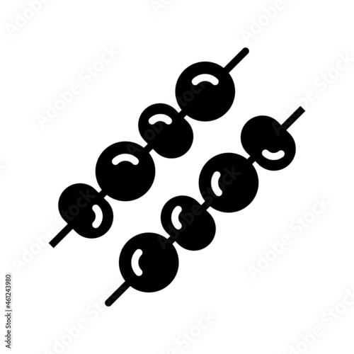 Kebab Glyph Vector Icon Design