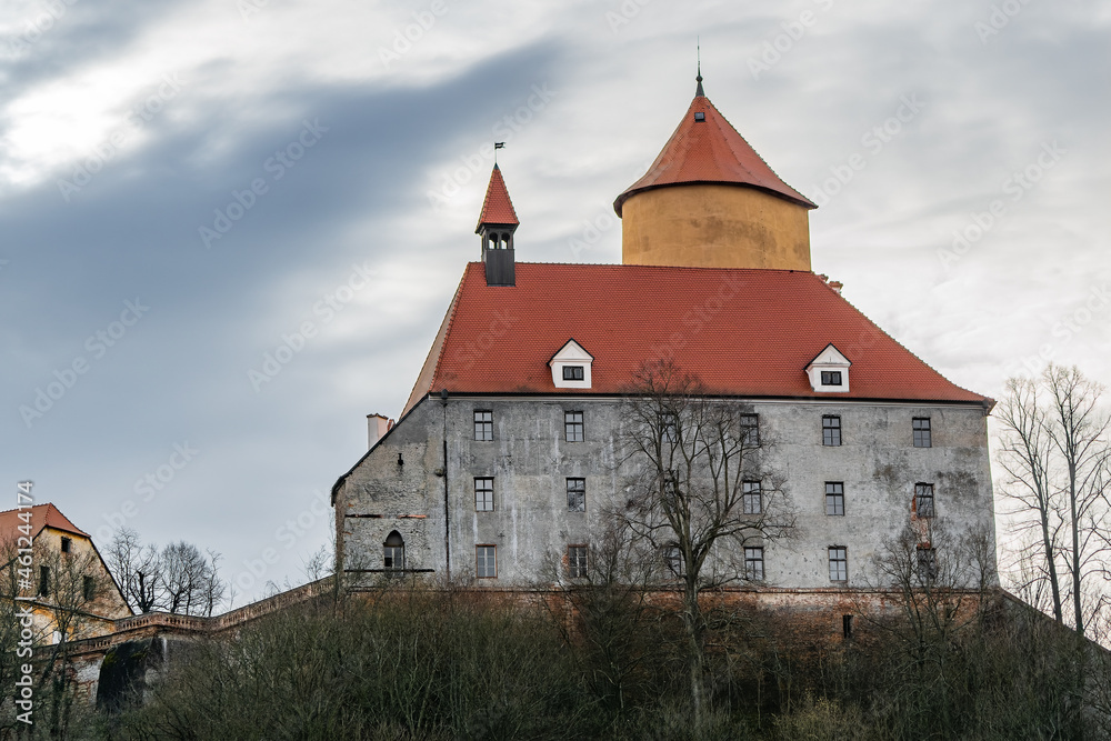 Veveří Castle near the Brno dam - backside Veveří Castle near the Brno dam - backside