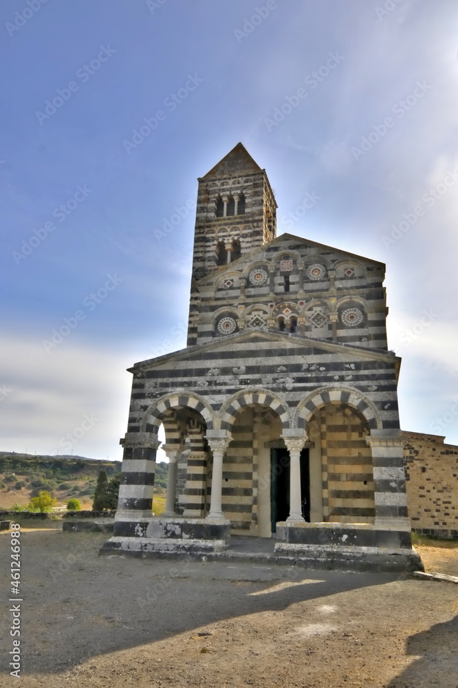 The Basilica della Santissima Trinità di Saccargia of Sardinia Italy 