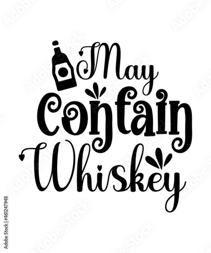 Whiskey Svg Bundle, Drinking Quotes, Alcohol Saying, Drink Lover, Png Dxf Svg Files for Cricut and Silhouette
