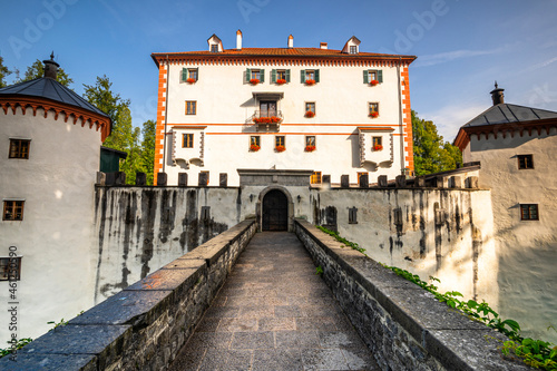  Slovenia 13th-century Sneznik Castle (Grad Snežnik ) located in Loska Dolina, Slovenia © marcin jucha