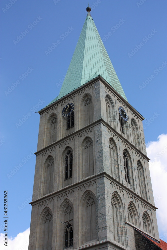Kirchturm der Pauluskirche in Hamm Westfalen