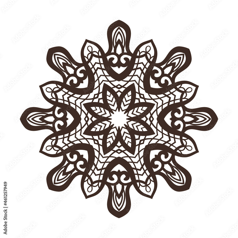 Round pattern, Circular ornament design element, Vector Round pattern, Circular ornament design element, Vector