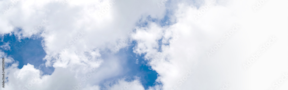 Blue sky background with white clouds. Panorama Blue sky background with white clouds. Panorama