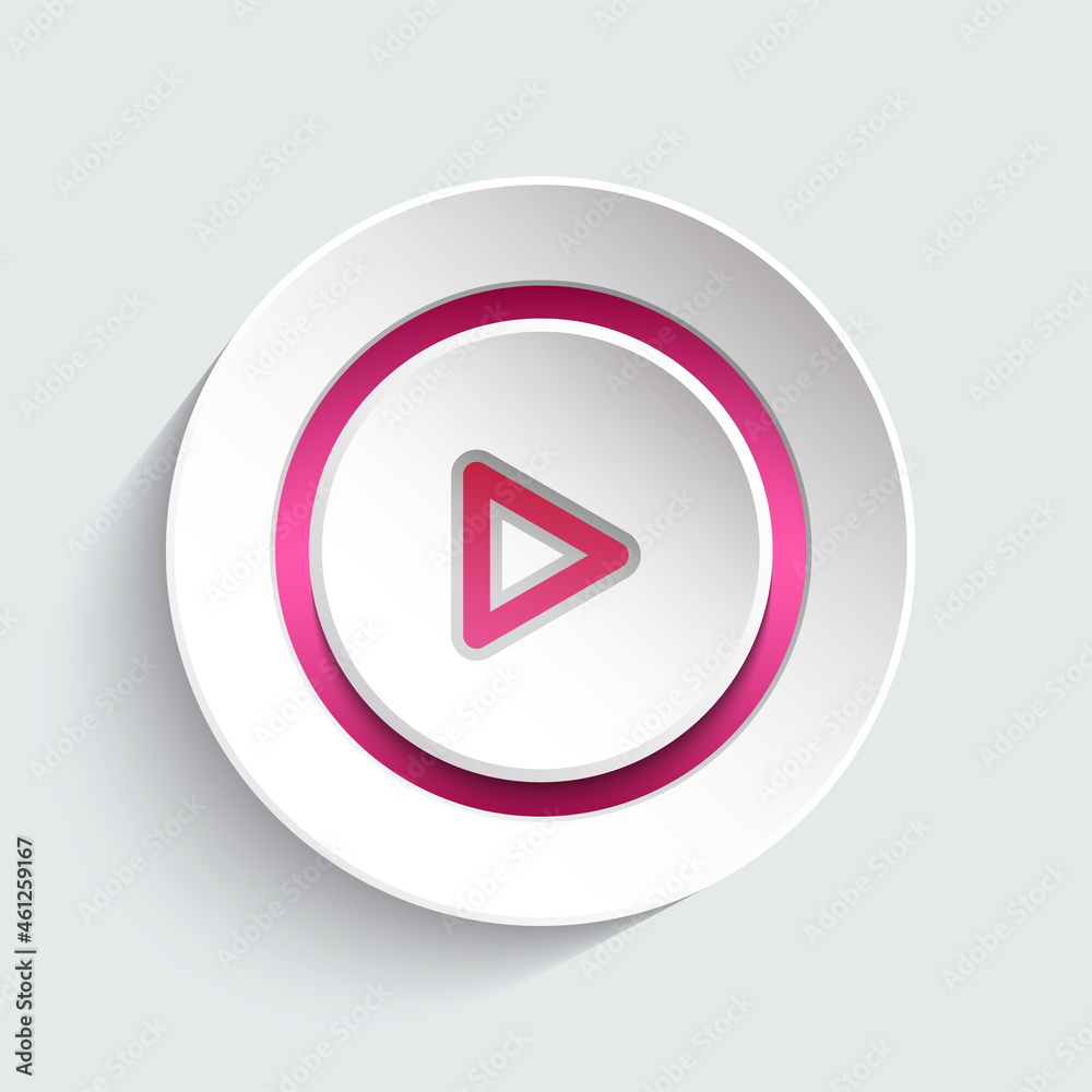 Music button design element for your website, page, template, layout. Graphic design creative element. Vector illustration. Music button design element for your website, page, template, layout. Graphic design creative element. Vector illustration.