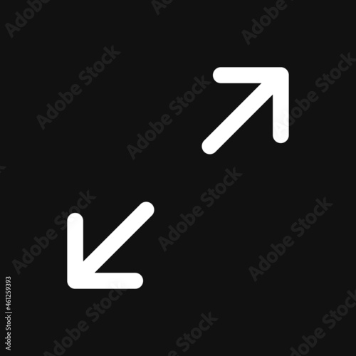 Minimize Vector Icon on grey background