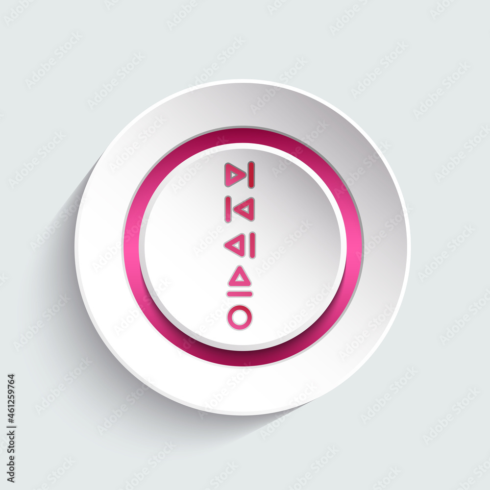 Music button design element for your website, page, template, layout. Graphic design creative element. Vector illustration. Music button design element for your website, page, template, layout. Graphic design creative element. Vector illustration.