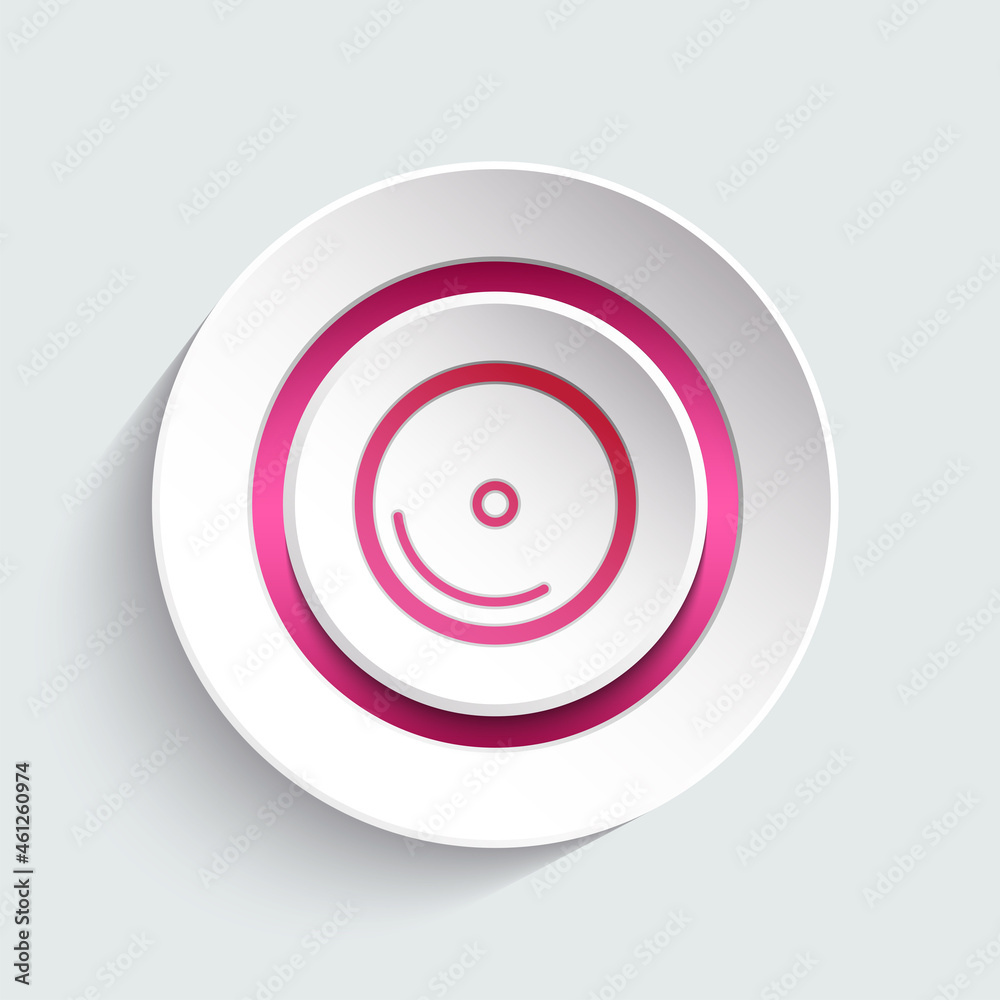 Music button design element for your website, page, template, layout. Graphic design creative element. Vector illustration. Music button design element for your website, page, template, layout. Graphic design creative element. Vector illustration.