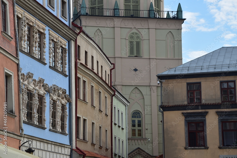 Naklejka premium Lublin Stare Miasto Wieża Trynitarskaa