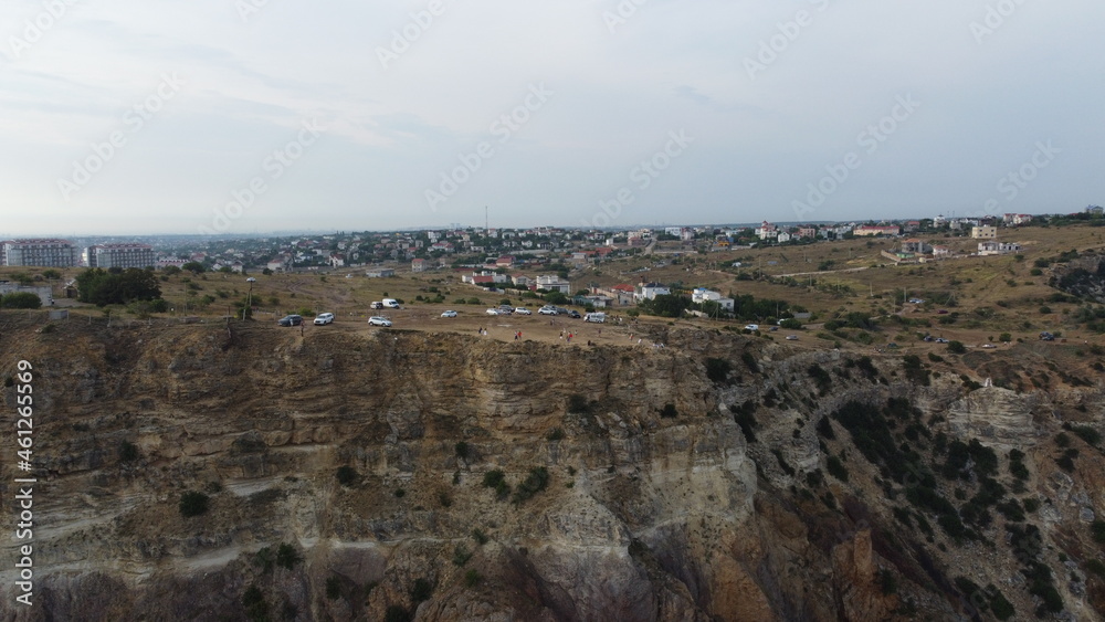 View of Cape Fiolent near the city of Sevastopol in Crimea
