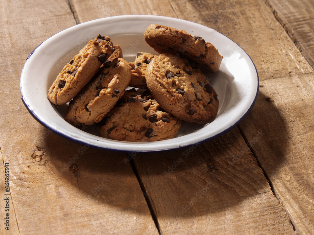 homemade cookies served on a rustic wooden pallet homemade cookies served on a rustic wooden pallet
